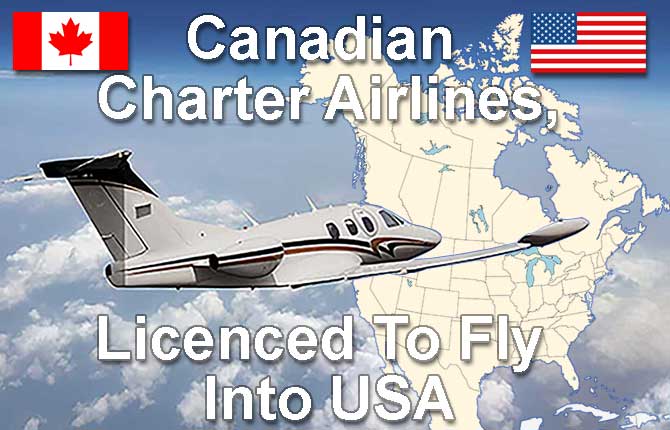 Canadian Charter Flights To USA